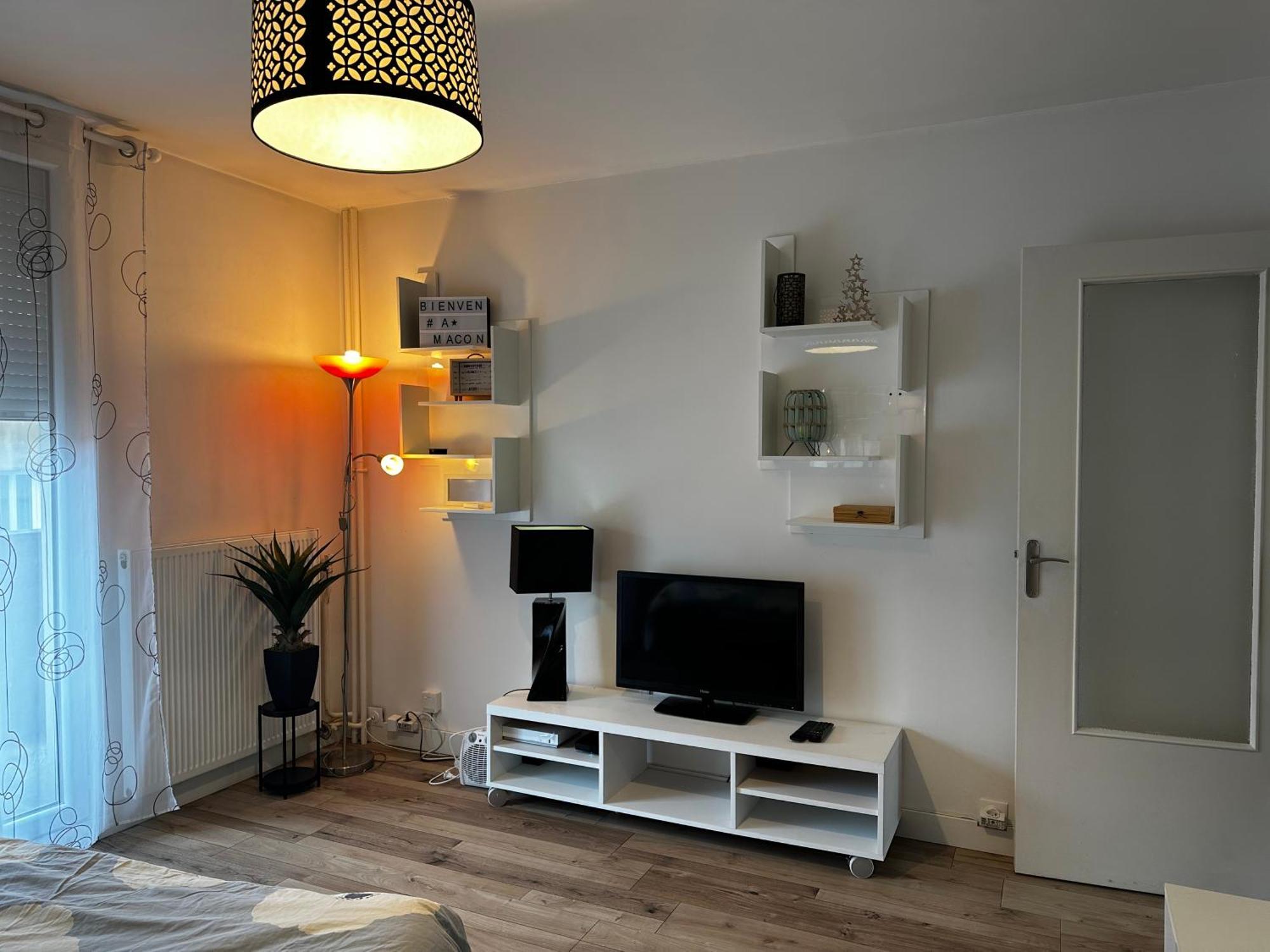 Charmant Appartement T1 Macon Bagian luar foto